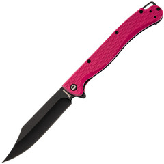 Фото Складной нож Daggerr Toothpick Pink BW DL, сталь 8Cr14MoV, рукоять FRN, розовый