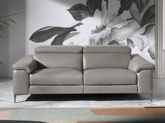 3-х местный диван 5320-3P-M5655 / 6122 с кожаной обивкой и механизмом релаксации