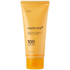 Medicube Kojic Acid Turmeric Toning Cleanser пенка для умывания с кислотами и экстрактом куркумы
