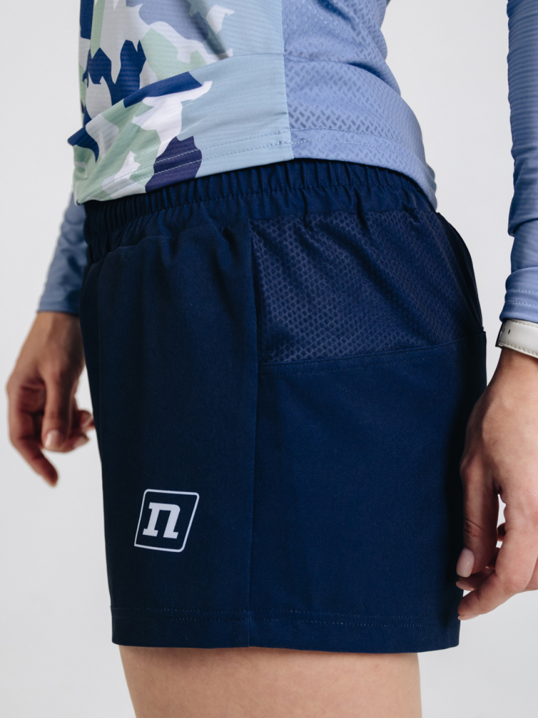 Женские спортивные шорты Noname Heat Trail Shorts 25 WOS blue - 2