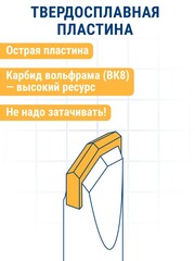 Зубило SDS-plus твердосплавное ПРАКТИКА 12 х 130 мм острое (924-849)