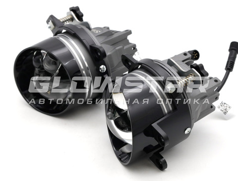 Светодиодные ПТФ Sariti N5, 3.0 дюйма, 12V, 45/76W, 6000K, крепление Toyota/Lexus (комплект, 2шт)