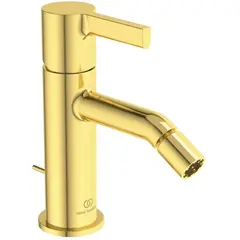 Ideal Standard BC784A2 Однорукоятковый смеситель для биде с донным клапаном, 5 л/мин Brushed Gold / Шлифованное Золото фото