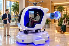 Аттракцион виртуальной реальности VR вертолет