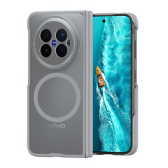 Усиленный чехол с серыми рамками и с MagSafe для vivo X Fold 6, серия Expn Series Magnetic от Dux Ducis