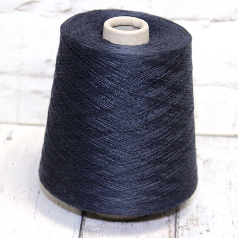 Лен 100% TOSCANO TOSCOLINO SUPER 2/26 темно-синий