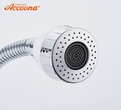Cмеситель для кухни с гибким изливом и с лейкой цвет хром Accoona A4865