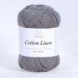 Пряжа Infinity Cotton Linen 6030 серый