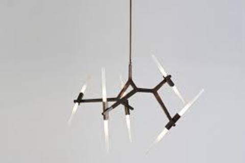 люстра ROLL&HILL Agnes Chandelier BLACK  - 10 Lights