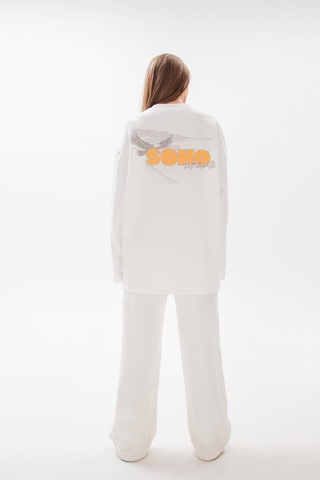Лонгслив UNISEX EAGLE CREAM