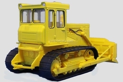 Tractor T-130 Bulldozer 1969 yellow 1:43 Hachette #59