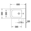 Duravit P3 Comforts 2269100000 Биде напольное