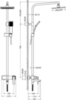 Timo Torne SX-4320/00 Душевая стойка, цвет: хром