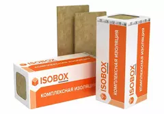 Утеплитель Плиты минераловатные ИЗОБОКС ЭКСТРАЛАЙТ 50 % компрессия (15 плит) 800х600х50 мм (7,2м2=0,36м3), плотность 30-40 кг/1 м³