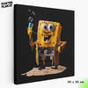 Картина для интерьера Губка Боб Квадратные штаны / SpongeBob SquarePants на холсте, персонаж мультфильма, холст с печатью на подрамнике, на стену, Постер Плакат