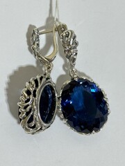 Аида (серьги из серебра)