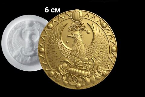 Силиконовый молд № 397 Знак зодиака Скорпион большой 6 см