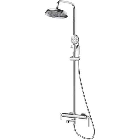 BelBagno BOHEME-VSCM-CRM Душевая стойка со смесителем и изливом, хром