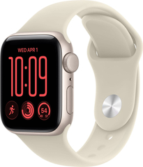 Умные часы Apple Watch SE 3 (2026), 40 mm, Starlight Aluminum Starlight Sand Sport Band S/M