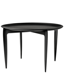 Столик Tray L FRITZ HANSEN фанера/лак/black 600х390h