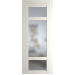 Межкомнатная дверь эмаль Profil Doors 2.3.2PD перламутр белый остеклённая