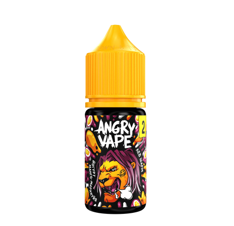 Жидкость Angry Vape Salt 2% 30 ml - Лев Шарм (йогурт манго-маракуйя)