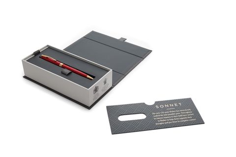 Ручка шариковая Parker Sonnet Core, LaqRed GT (1931476)