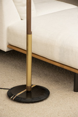 Светильник напольный Nomon Home LINEA Uno Gold
