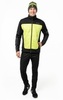 Мужской тренировочный лыжный костюм Moax Navado Hybrid Softshell лайм-черный - 1