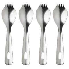 Ложка-вилка IKEA NABBFISK (НАББФИСК), Нержавеющая сталь, 17 см