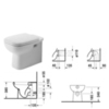 Duravit D-Code 21150900002 Унитаз приставной