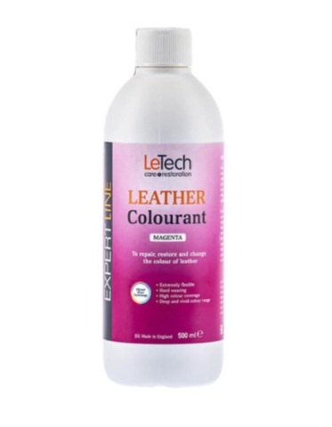 LeTech Expert Line Краска для кожи (Leather Colourant) Magenta, 500мл