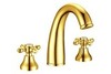 Boheme Tradizionale Oro 297 Смеситель для раковины на 3 отверстия, цвет: золото