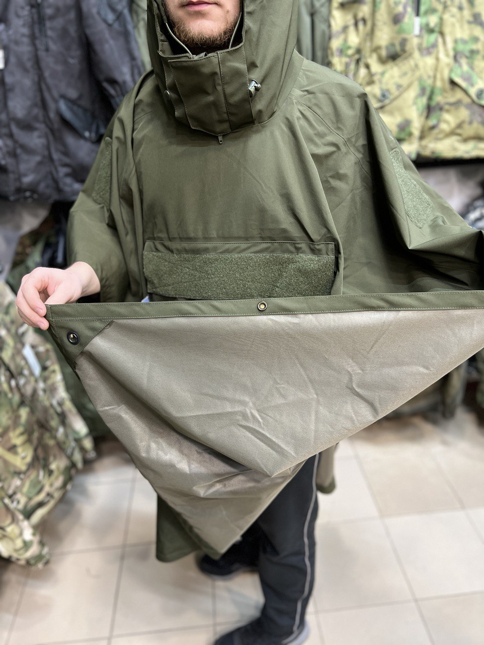 Пончо Gongtex ELITE PONCHO Олива