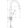 Axor Starck 10822800 Смеситель для кухни