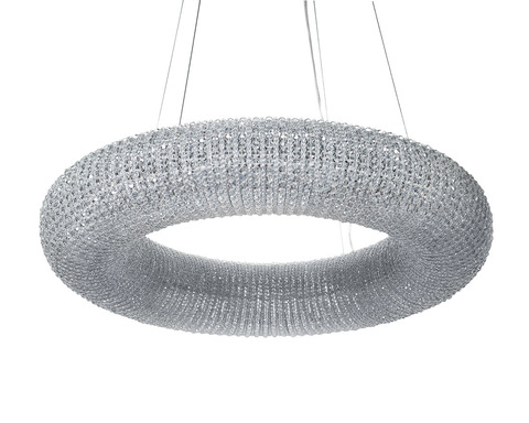 Люстра Crystal Halo серебро