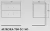 BelBagno Aurora AURORA-700-2C-SO-RNN Тумба под раковину подвесная, 70x45, цвет: Rovere Nebrasca Nature