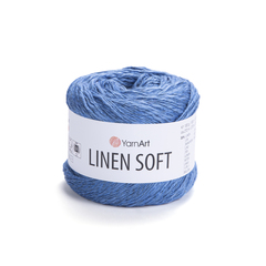 Пряжа YarnArt Linen soft, Голубой