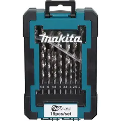 Набор свёрл по металлу HSS-GS 1—10 мм Makita D-78352