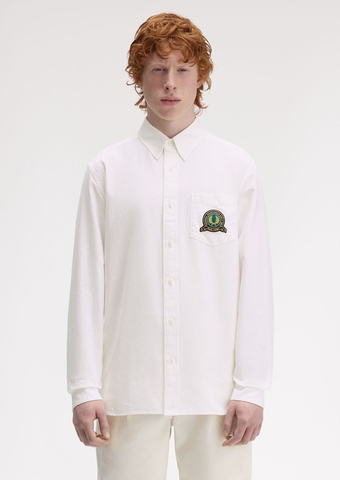 Рубашка FRED PERRY Tennis Badge Oxford Shirt