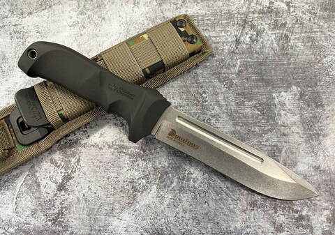 Туристический  нож Dominus AUS-8 Stonewash, Kizlyar Supreme, 4650065057561