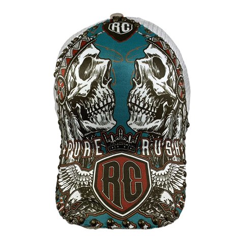 Rush Couture | Бейсболка мужская CHIEF WARRIOR SNAP HAT RC162 бирюзовая перед