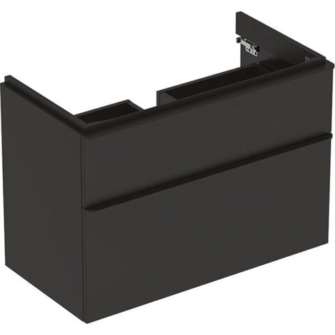 Geberit Smyle Square 500.354.JK.1 Тумба под раковину 88.4x61.7x47см, Темно-серый / Матовое покрытие