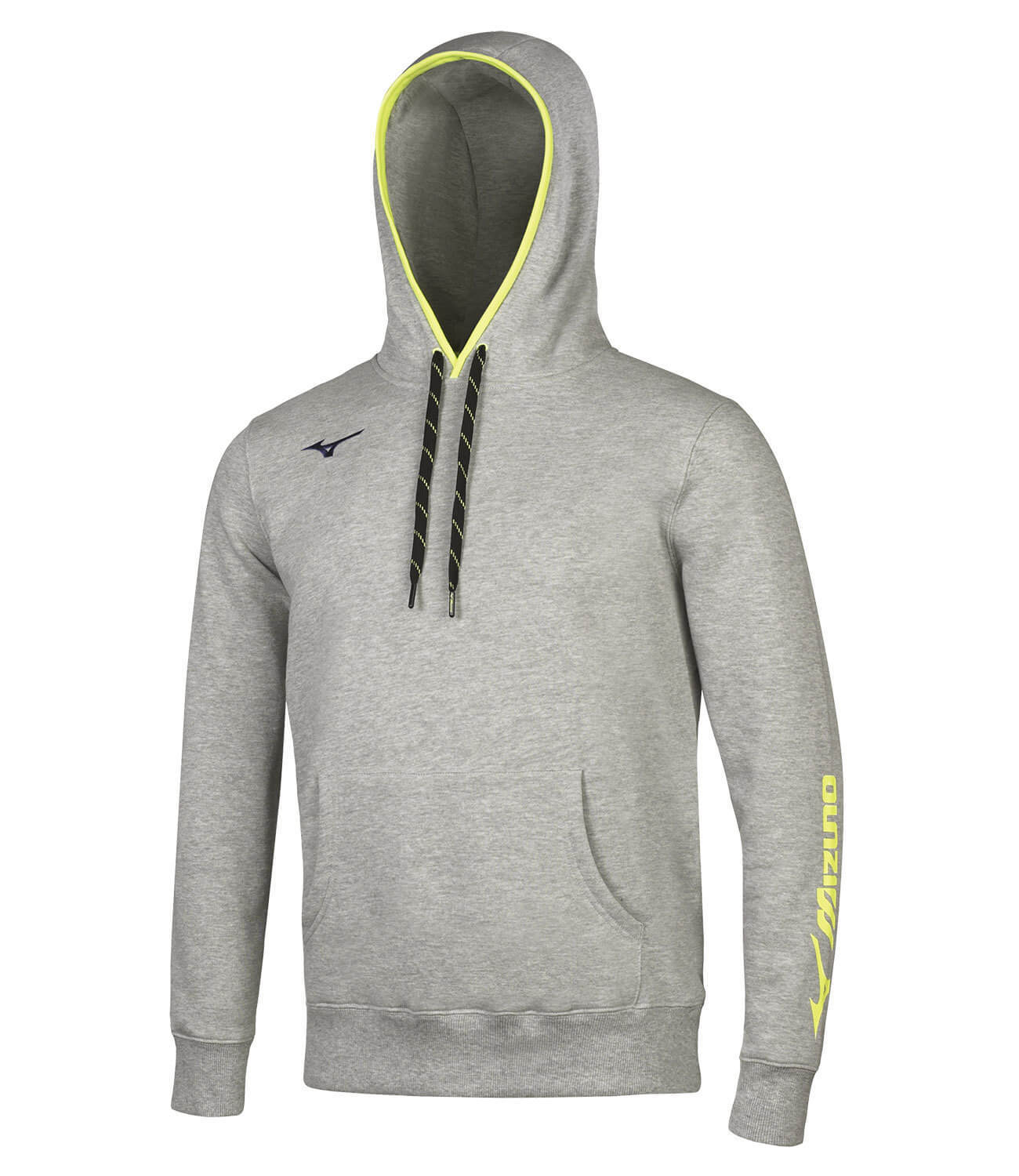 Толстовка мужская Mizuno Sweat Hoodie серая