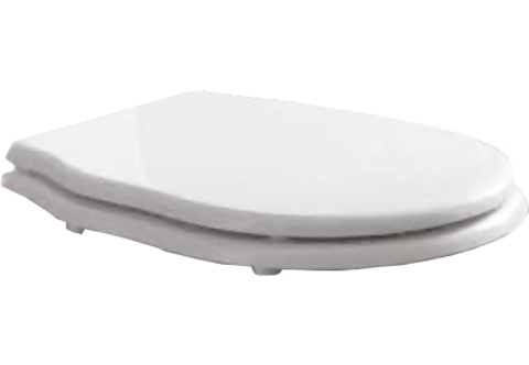 BelBagno BB115SCM-CRM Сиденье дюропластовое с металлическим креплением, с механизмом Soft Close, цвет: белый