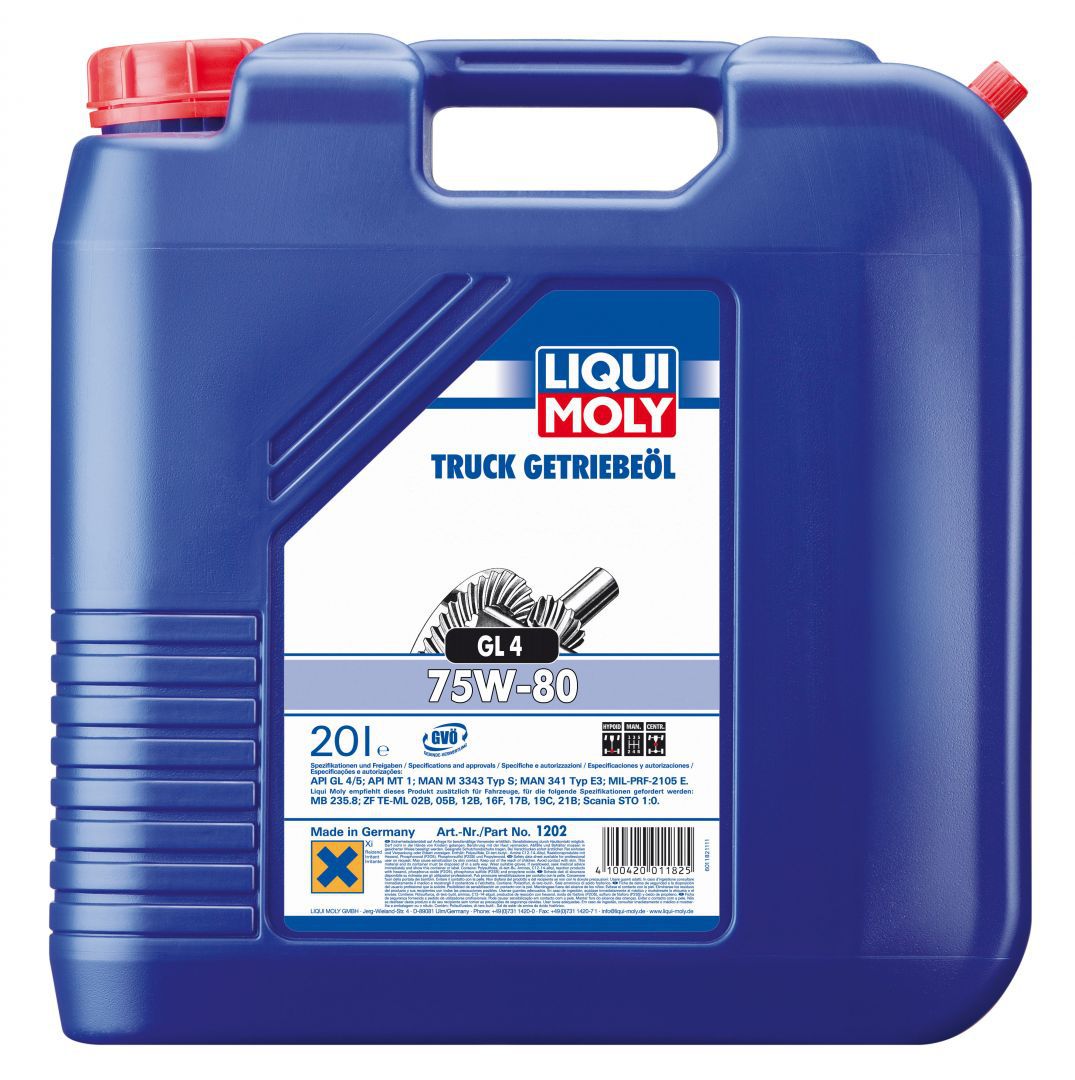 Трансмиссионное масло Liqui Moly Truck Getriebeoil 75W80 hc синтетическое 20л