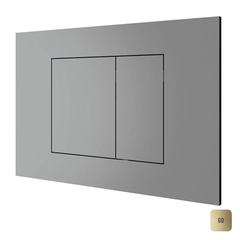 Almar E330001.GO WC PLATE Клавиша смыва, совместима с моделями GEBERIT SIGMA 8 / UP720 и SIGMA12 / UP320, а также с моделью TECE BOX-8 Co, цвет Polished PVD Gold фото