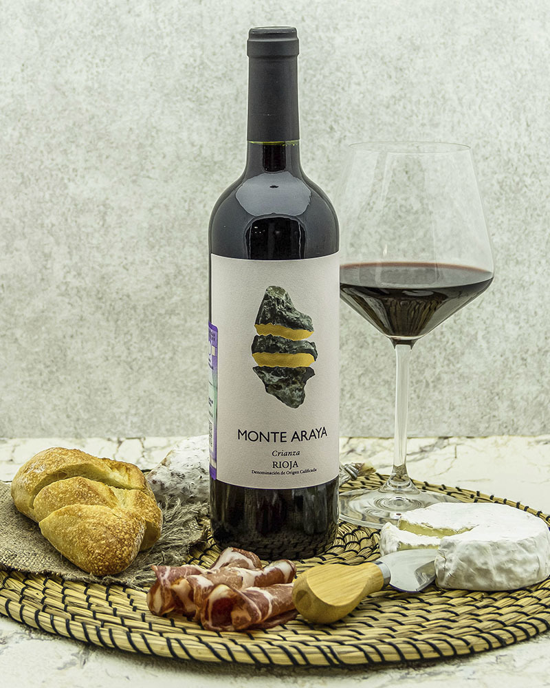 Вино Bodegas Del Medievo Монте Арайя Крианца Красное 2016 г.у. 13,5% 0,75 л, Испания