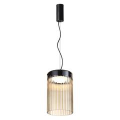 5047/15L L-VISION ODL24 439 черный/светл.янтарный/металл/стекло Подвес LED 15W 4000К 1676Лм PILLARI