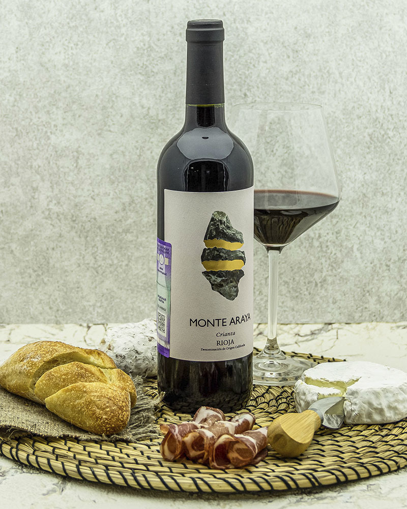 Вино Bodegas Del Medievo Монте Арайя Крианца Красное 2016 г.у. 13,5% 0,75 л, Испания